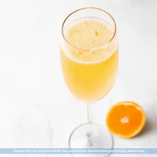 261.	Glas Prosecco mit Orangensaft (0,1l)